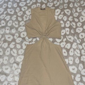 SHEIN cut out long flowy dress